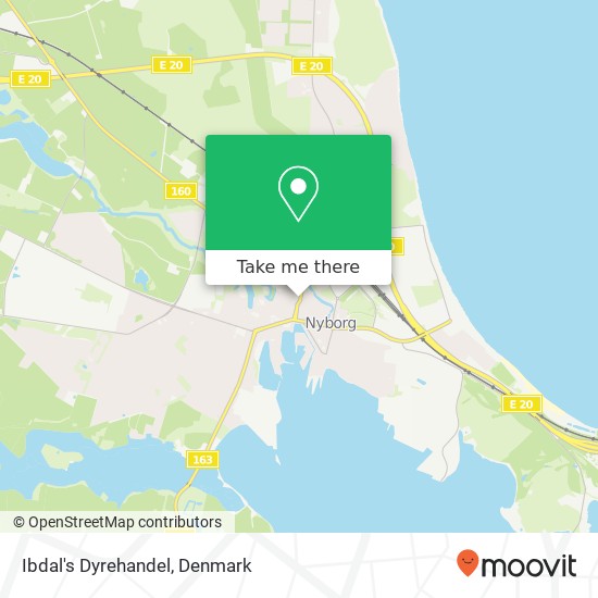 Ibdal's Dyrehandel map