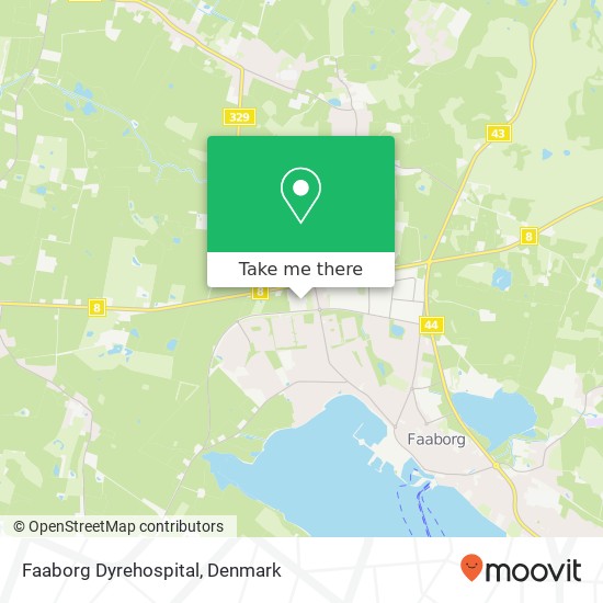 Faaborg Dyrehospital map