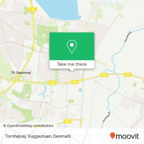 Tornhøjvej, Vuggestuen map