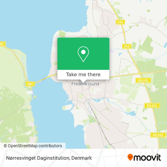 Nørresvinget Daginstitution map