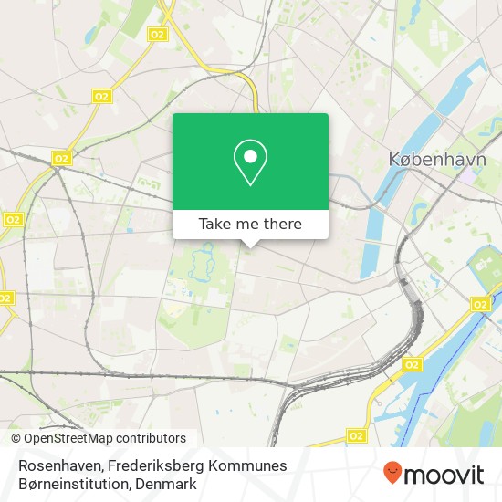 Rosenhaven, Frederiksberg Kommunes Børneinstitution map