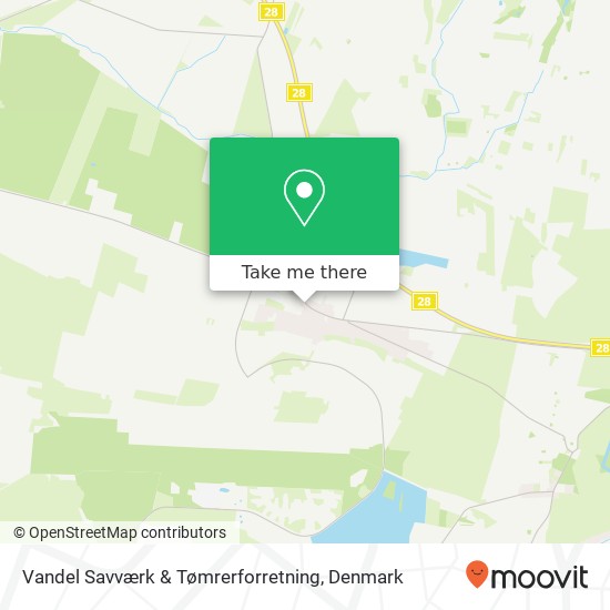 Vandel Savværk & Tømrerforretning map