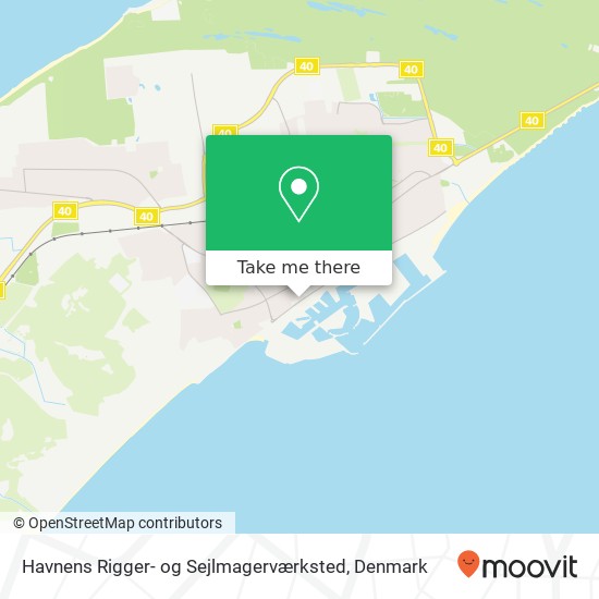 Havnens Rigger- og Sejlmagerværksted map