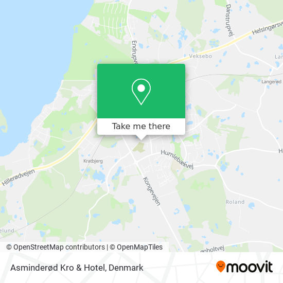 Asminderød Kro & Hotel map