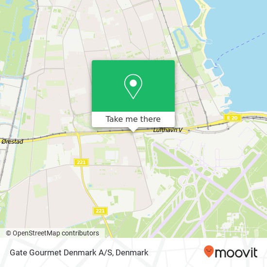 Gate Gourmet Denmark A/S map