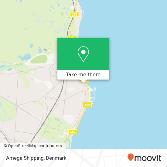 Amega Shipping map