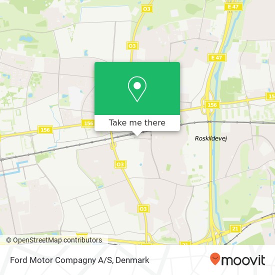 Ford Motor Compagny A/S map