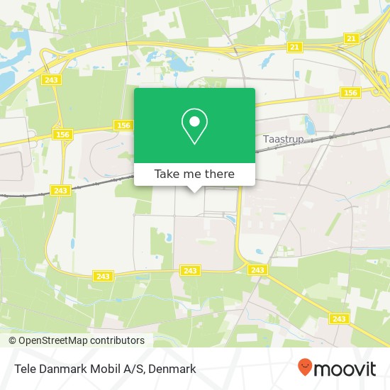 Tele Danmark Mobil A/S map