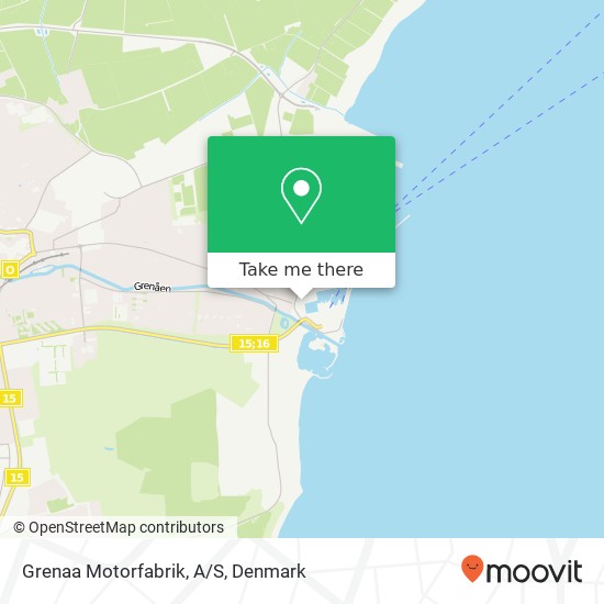 Grenaa Motorfabrik, A/S map