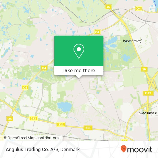 Angulus Trading Co. A/S map