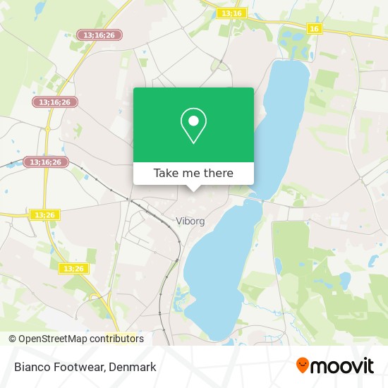 Staple Fancy Caroline How to get to Bianco Footwear in Viborg by Bus or Train