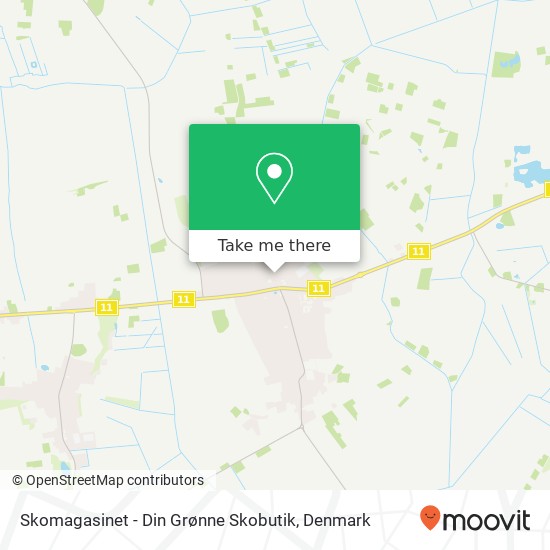 Skomagasinet - Din Grønne Skobutik map