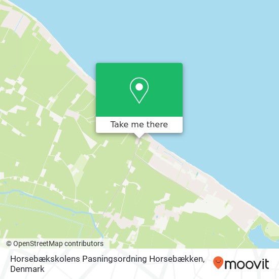 Horsebækskolens Pasningsordning Horsebækken map