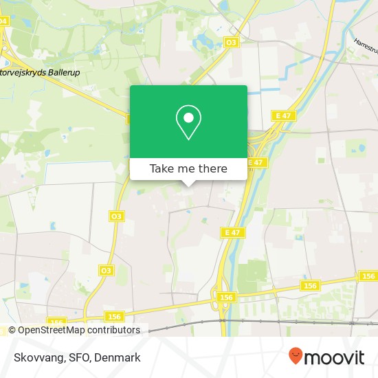 Skovvang, SFO map