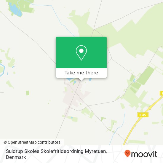 Suldrup Skoles Skolefritidsordning Myretuen map