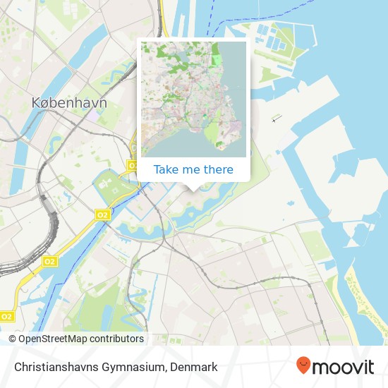 Christianshavns Gymnasium map