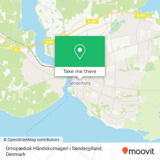 Ortopædisk Håndskomageri i Sønderjylland map