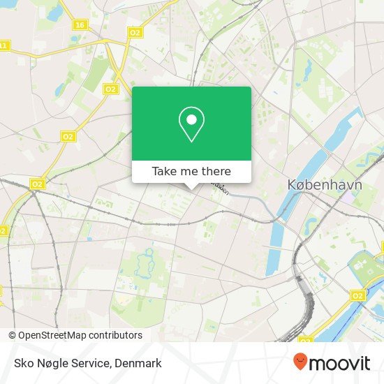 Sko Nøgle Service map