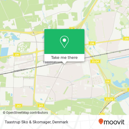 Taastrup Sko & Skomager map