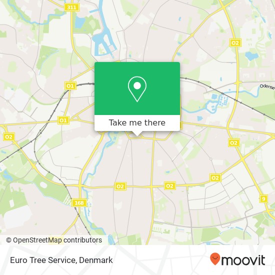 Euro Tree Service map