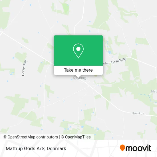 Mattrup Gods A/S map
