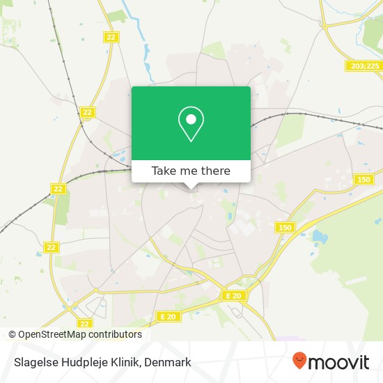 Slagelse Hudpleje Klinik map