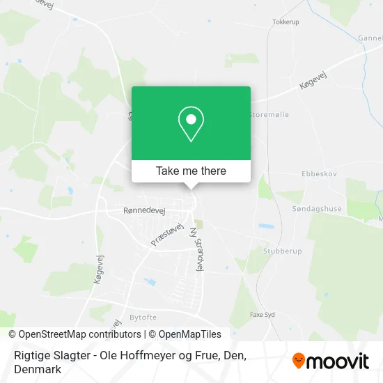 Rigtige Slagter - Ole Hoffmeyer og Frue, Den map