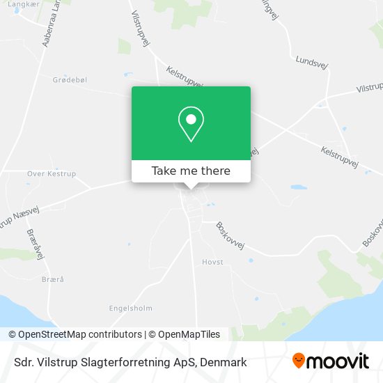 Sdr. Vilstrup Slagterforretning ApS map