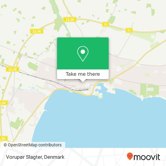 Vorupør Slagter map