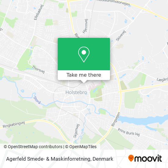 Agerfeld Smede- & Maskinforretning map