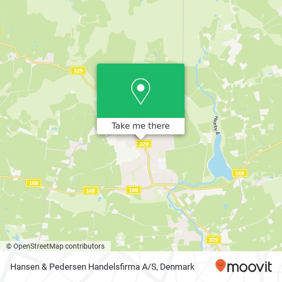 Hansen & Pedersen Handelsfirma A / S map
