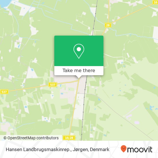Hansen Landbrugsmaskinrep., Jørgen map