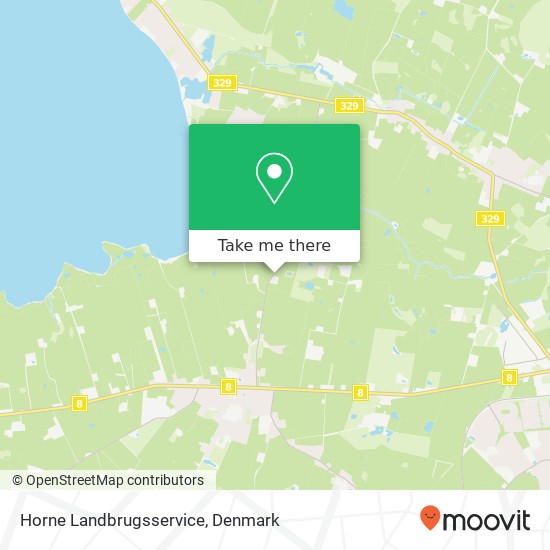 Horne Landbrugsservice map