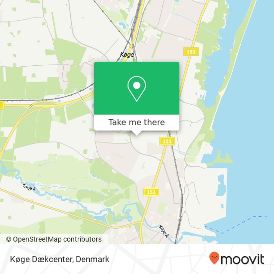 Køge Dækcenter map