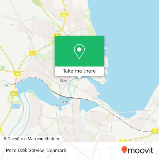 Per's Dæk Service map