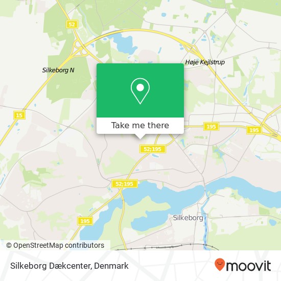 Silkeborg Dækcenter map