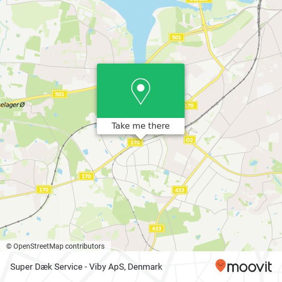 Super Dæk Service - Viby ApS map