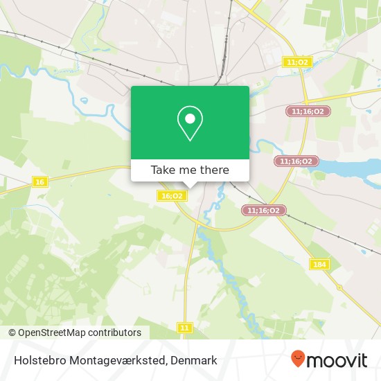 Holstebro Montageværksted map