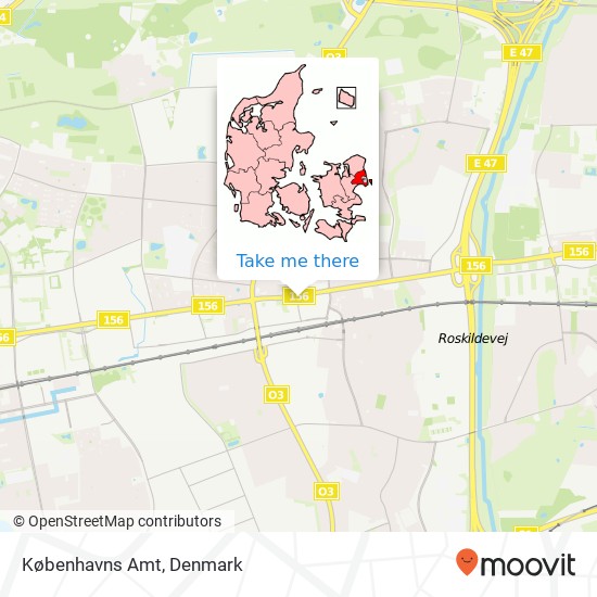 Københavns Amt map