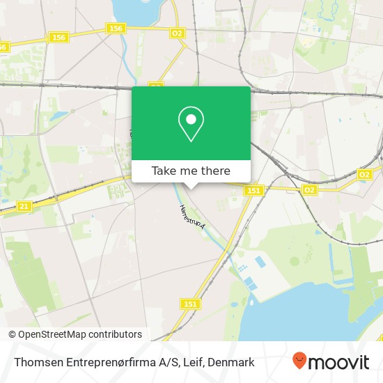 Thomsen Entreprenørfirma A / S, Leif map