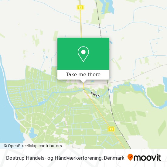 Døstrup Handels- og Håndværkerforening map