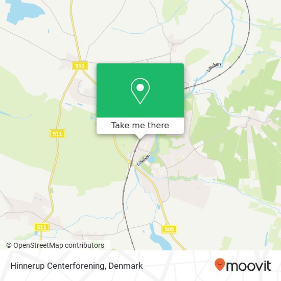 Hinnerup Centerforening map