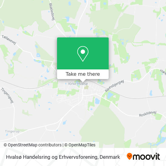 Hvalsø Handelsring og Erhvervsforening map