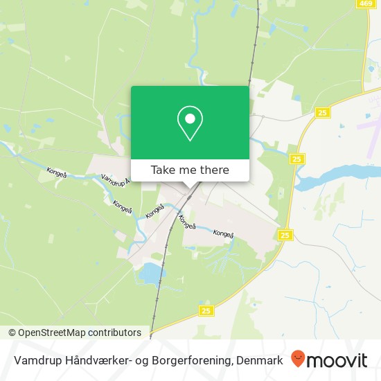Vamdrup Håndværker- og Borgerforening map