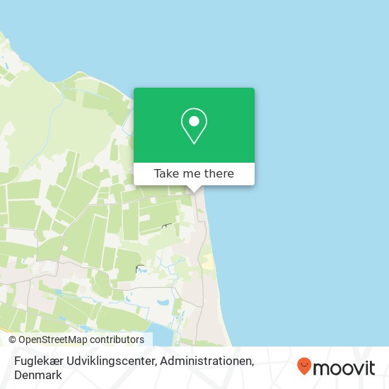 Fuglekær Udviklingscenter, Administrationen map