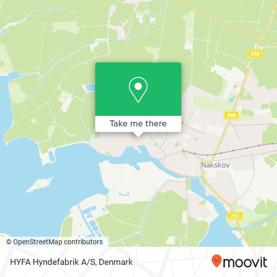 HYFA Hyndefabrik A/S map