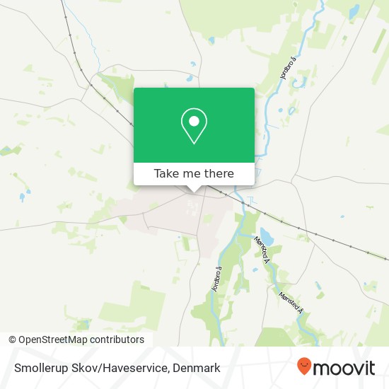 Smollerup Skov/Haveservice map