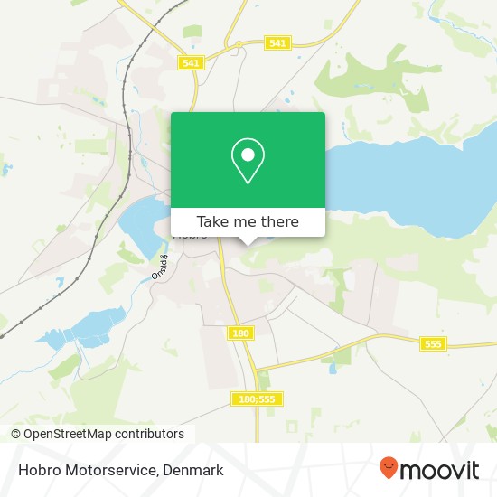 Hobro Motorservice map