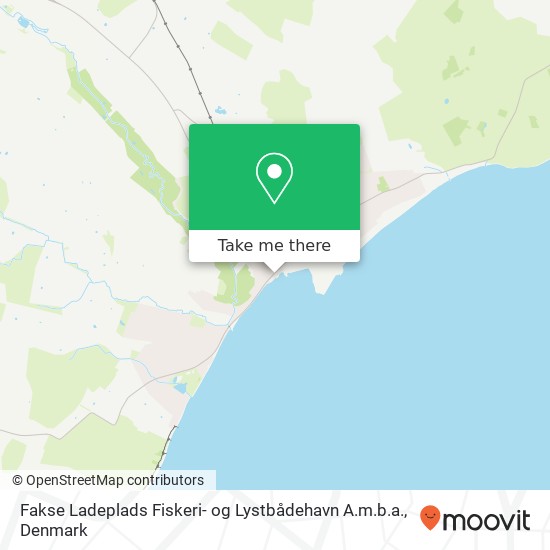 Fakse Ladeplads Fiskeri- og Lystbådehavn A.m.b.a. map