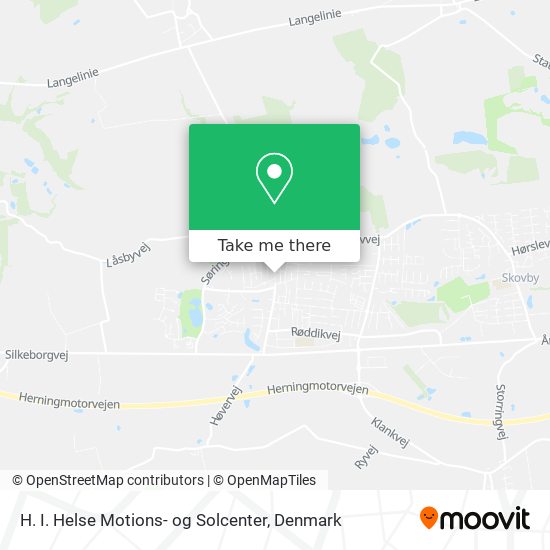 H. I. Helse Motions- og Solcenter map